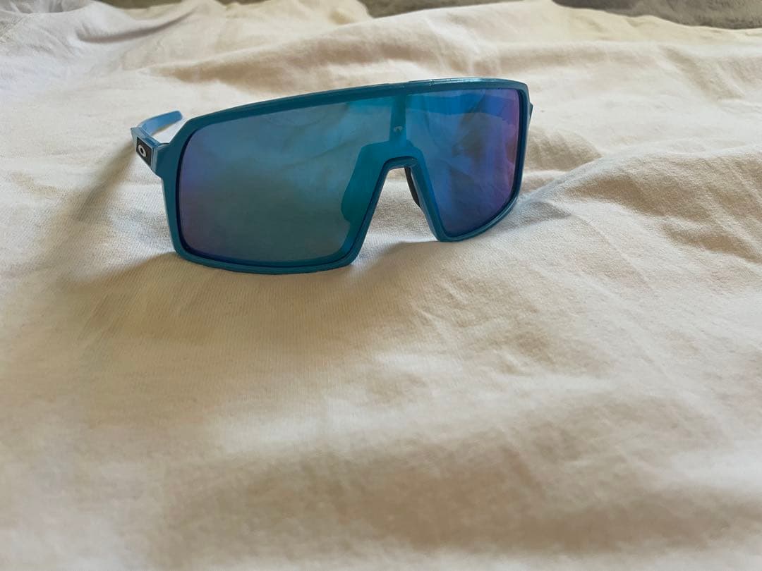 Oakley スポーツサングラス 青 紫レンズ　スートロ NEW Oakley SUTRO LITE Matte Navy Wrap Frame PRIZM Violet Lens