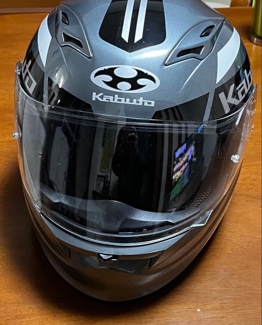 【早い者勝ち】Kabuto フルフェイスヘルメット グレーブラック