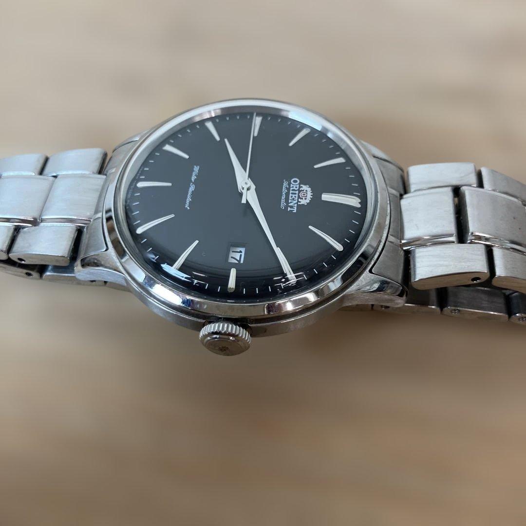 ORIENT オリエント バンビーノ 自動巻き 腕時計 黒盤 F672-UAA0