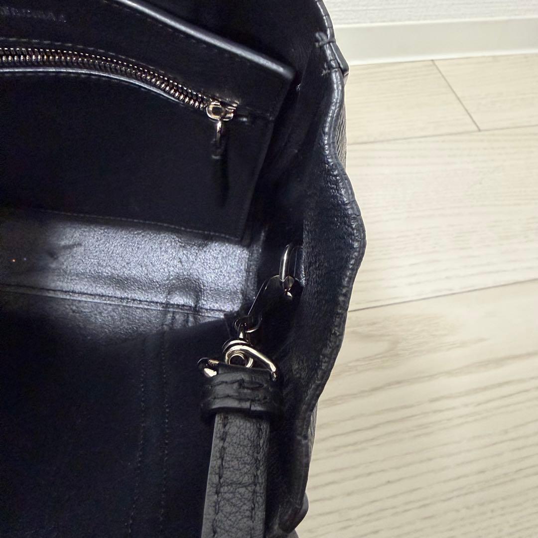 ✨美品✨バレンシアガ　エブリデイ　XXS　2wayハンドバッグ　オールレザー　黒