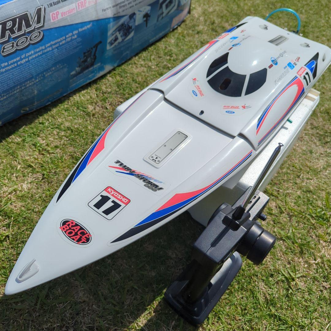 美品 京商 KYOSHO TWIN STORM 800 船舶 ラジコン 廃番 - メルカリ
