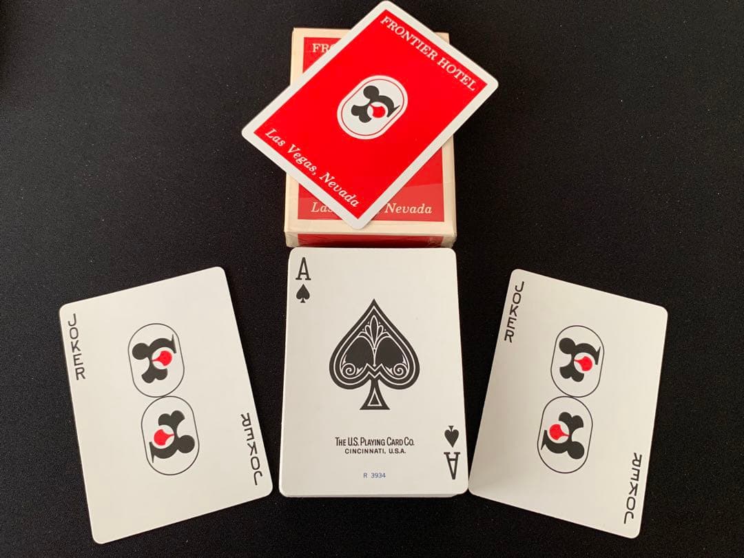 美品 Frontier Hotel 赤 オールド カジノデック 美品 Frontier Hotel