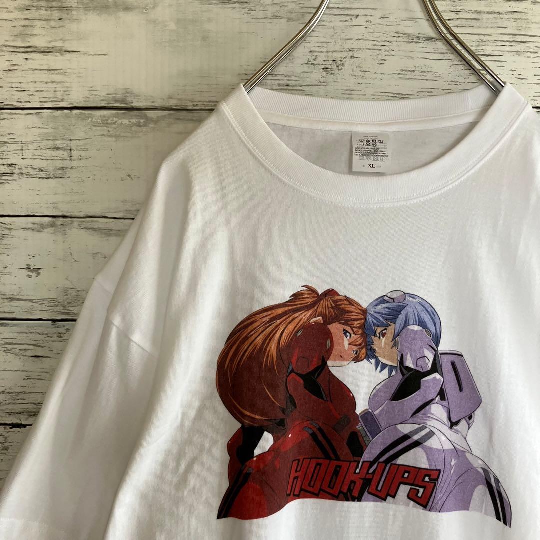 HOOK UPS エヴァンゲリオン レイ アスカ エロ Tシャツ セクシー XL