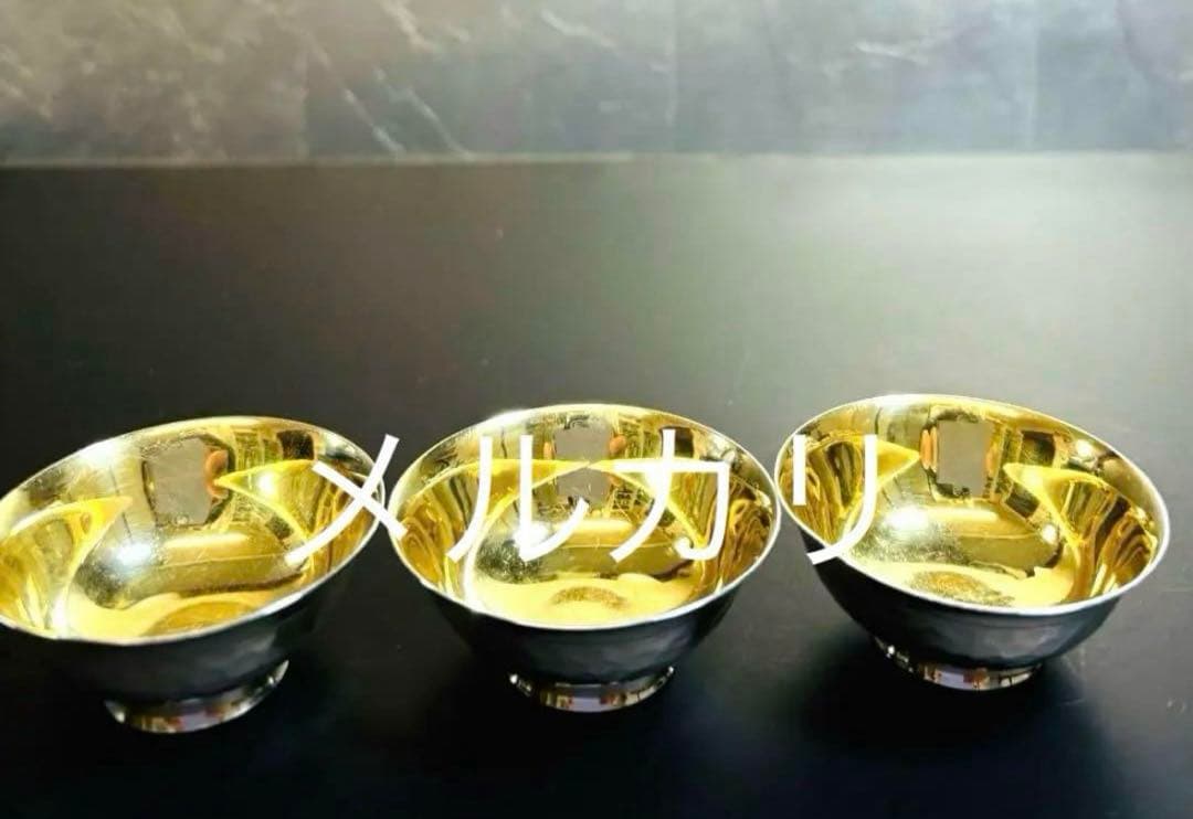 銀座和光 WAKO 純銀 sterlingsilver 猪口 杯 箱有　茶托