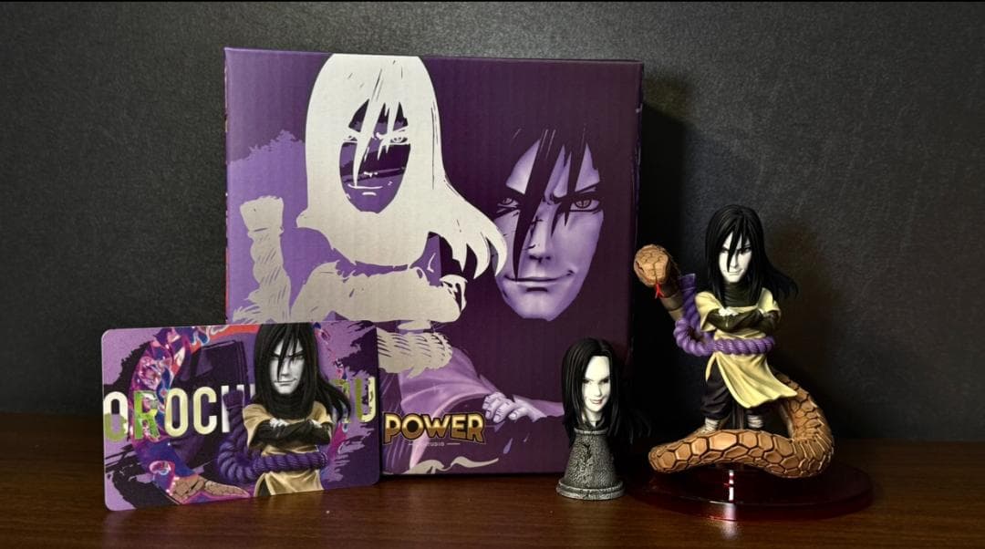 NARUTO -ナルト- 大蛇丸 双頭彫 樹脂 GK フィギュア ヘビを含む