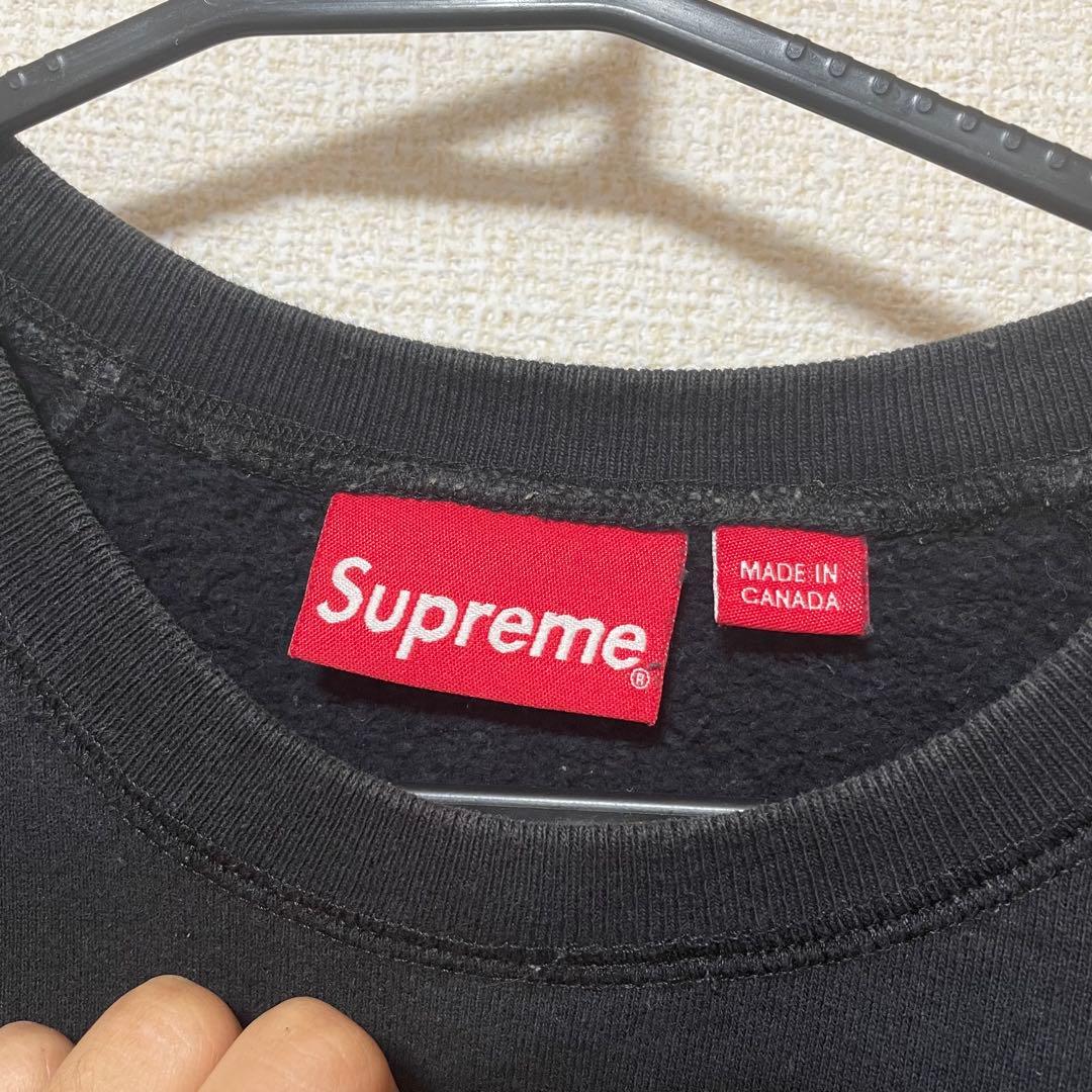 Supreme ブラック スウェットTシャツ playboy