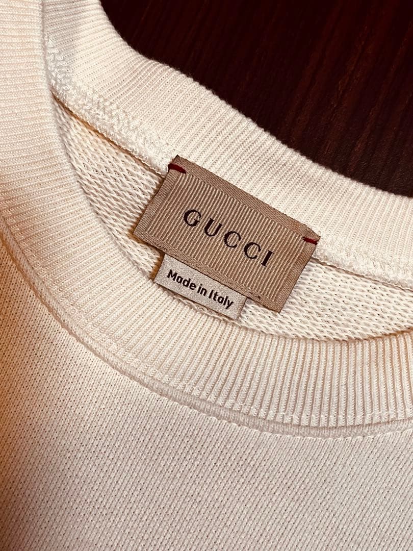 GUCCI トレーナー クリーム色 サイズ10