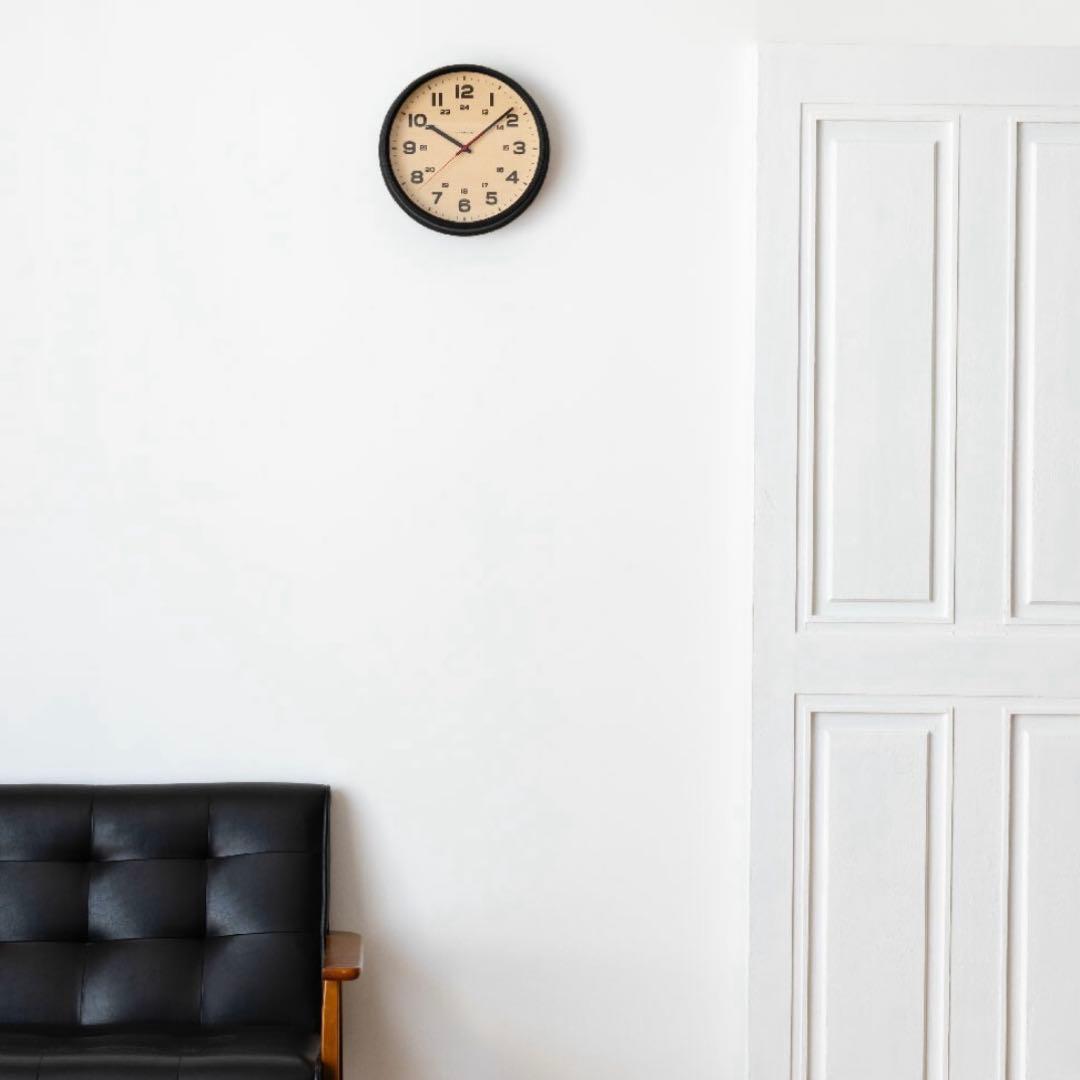 CHAMBRE シンプルアナログ時計 30cm