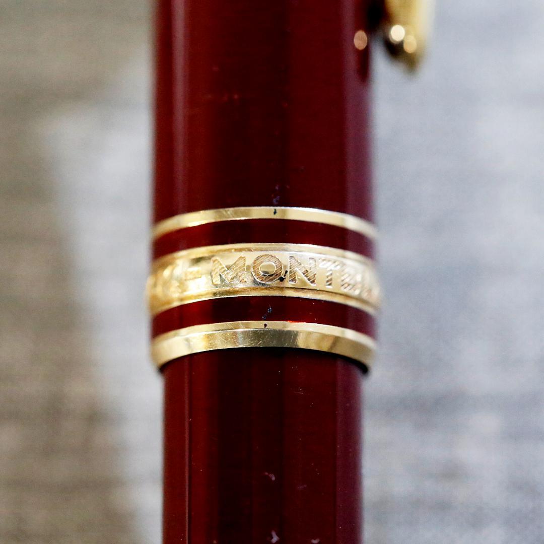 【送料込み】モンブラン ボールペン １６３ ボルドー バーガンディ マイスター