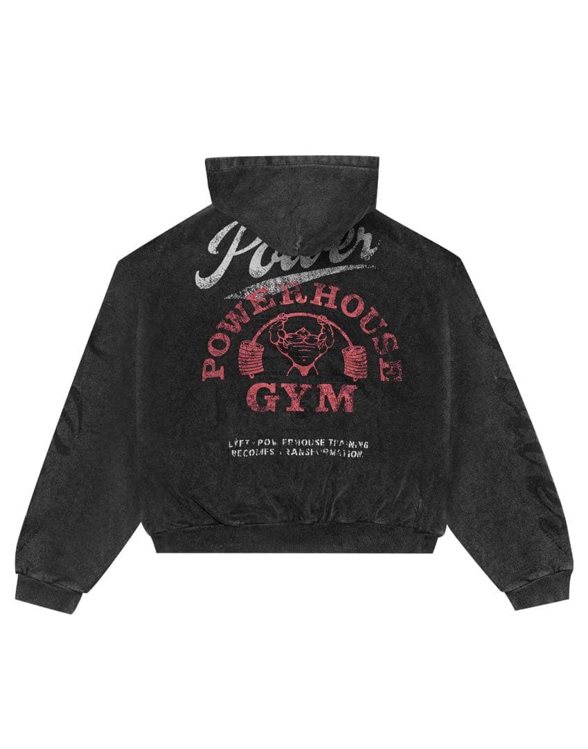 LÝFT×Power House Gymパーカー(ブラック)