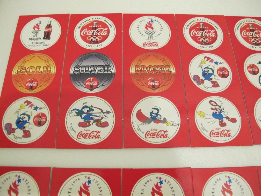 コカ・コーラ】☆非売品 1996年アトランタオリンピック ポグ 全36種類
