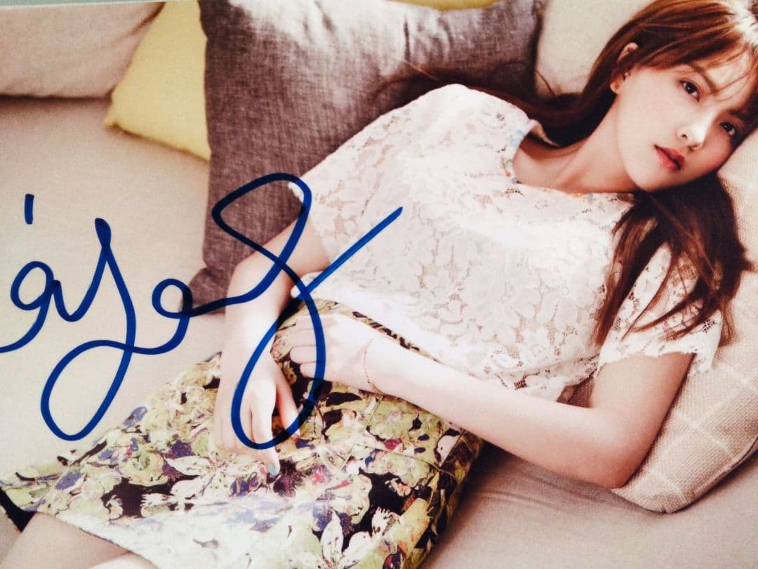 ジヨン直筆サイン入り2Lサイズ写真Kang Ji-young…KARA