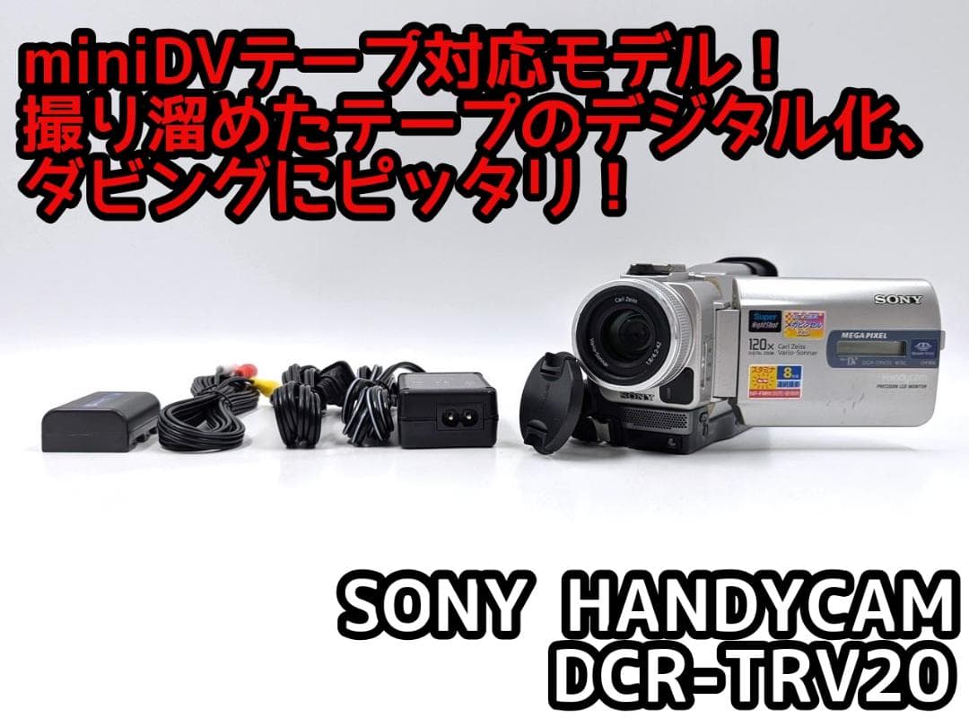 miniDVのダビングに！ SONY ビデオカメラ DCR-TRV20 01 信号 処理