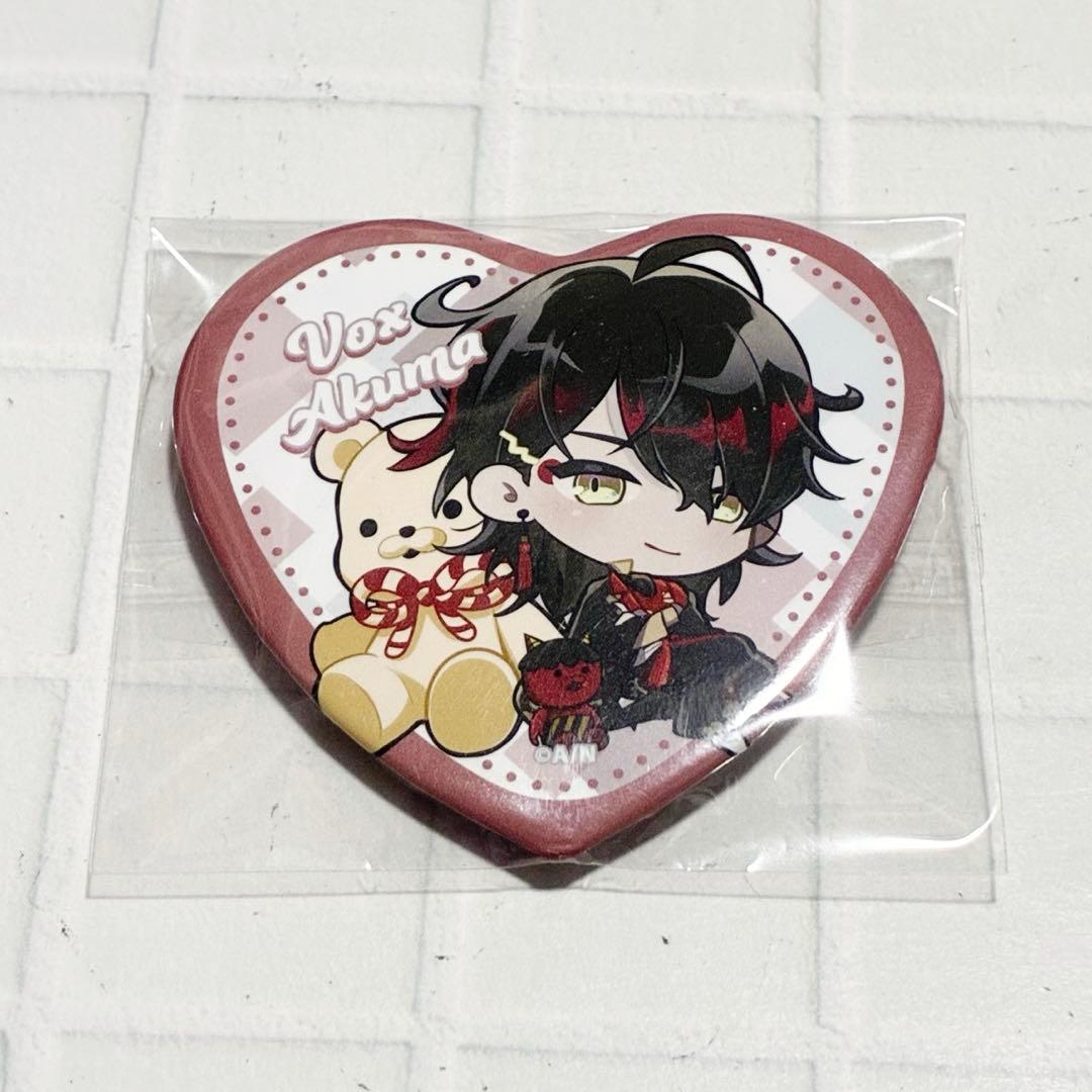 にじさんじEN Whiteday 2022 ハート型缶バッジ ヴォックス・アクマ