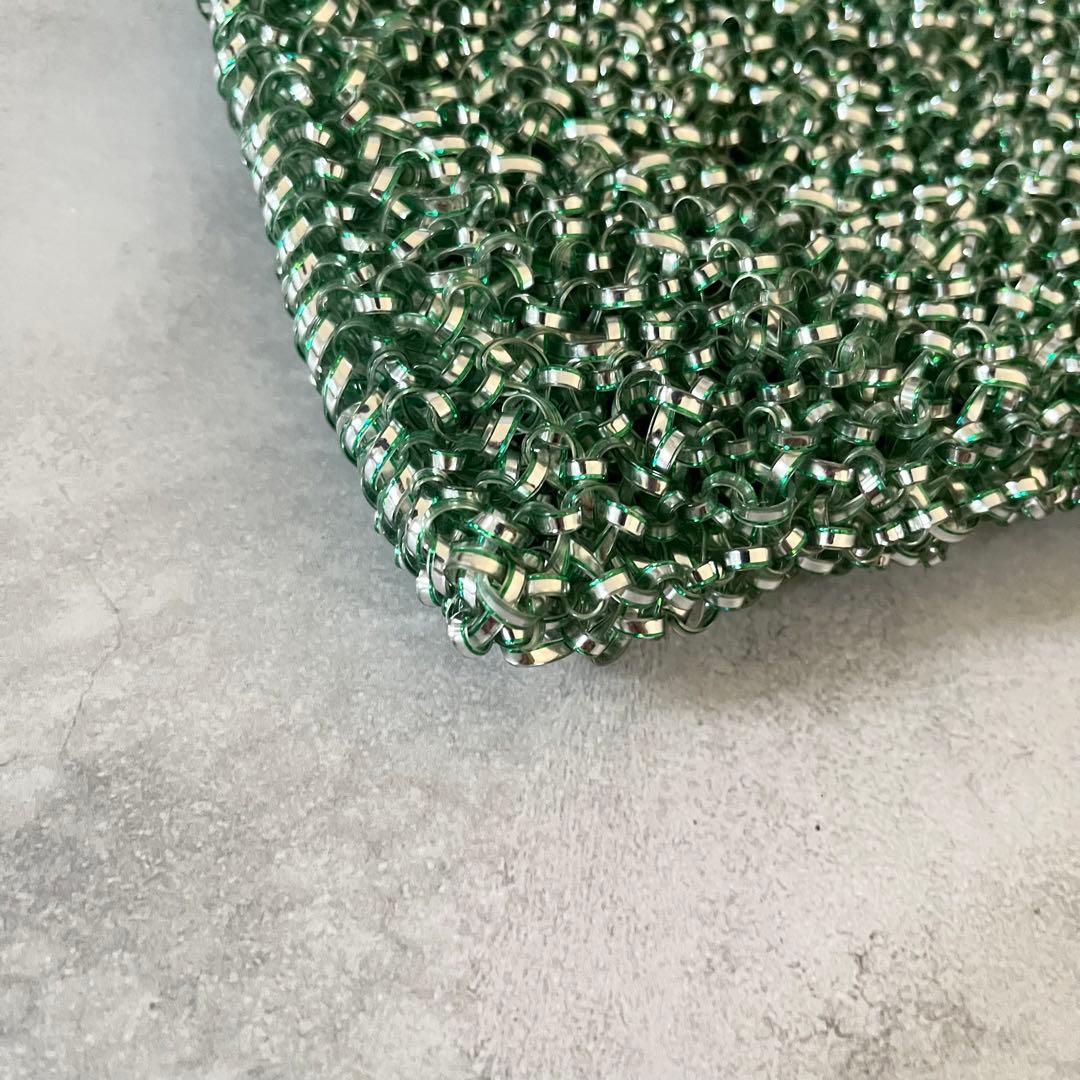 【未使用級✨】アンテプリマ　ワイヤー　インナーバッグ・保存袋×2付き　グリーン