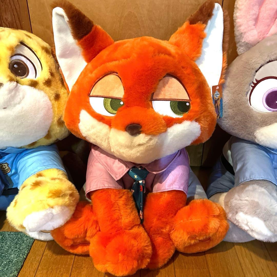 新品タグ付】ズートピア2 ジュディ ニック クロウハウザーぬいぐるみ