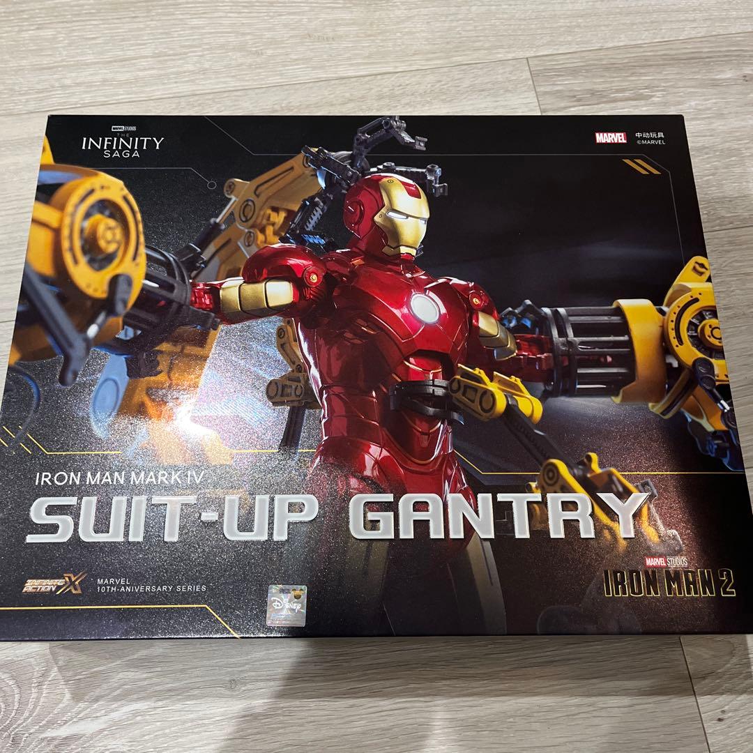 ZD TOYS アイアンマンマーク4 スーツアップガントリー 破損あり 中動