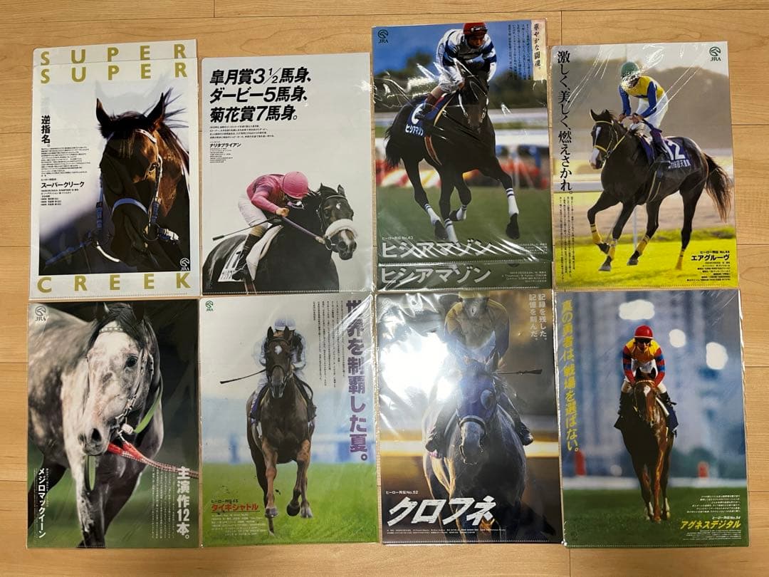 JRA ヒーロー列伝 クリアファイル 29枚(27種類)セット