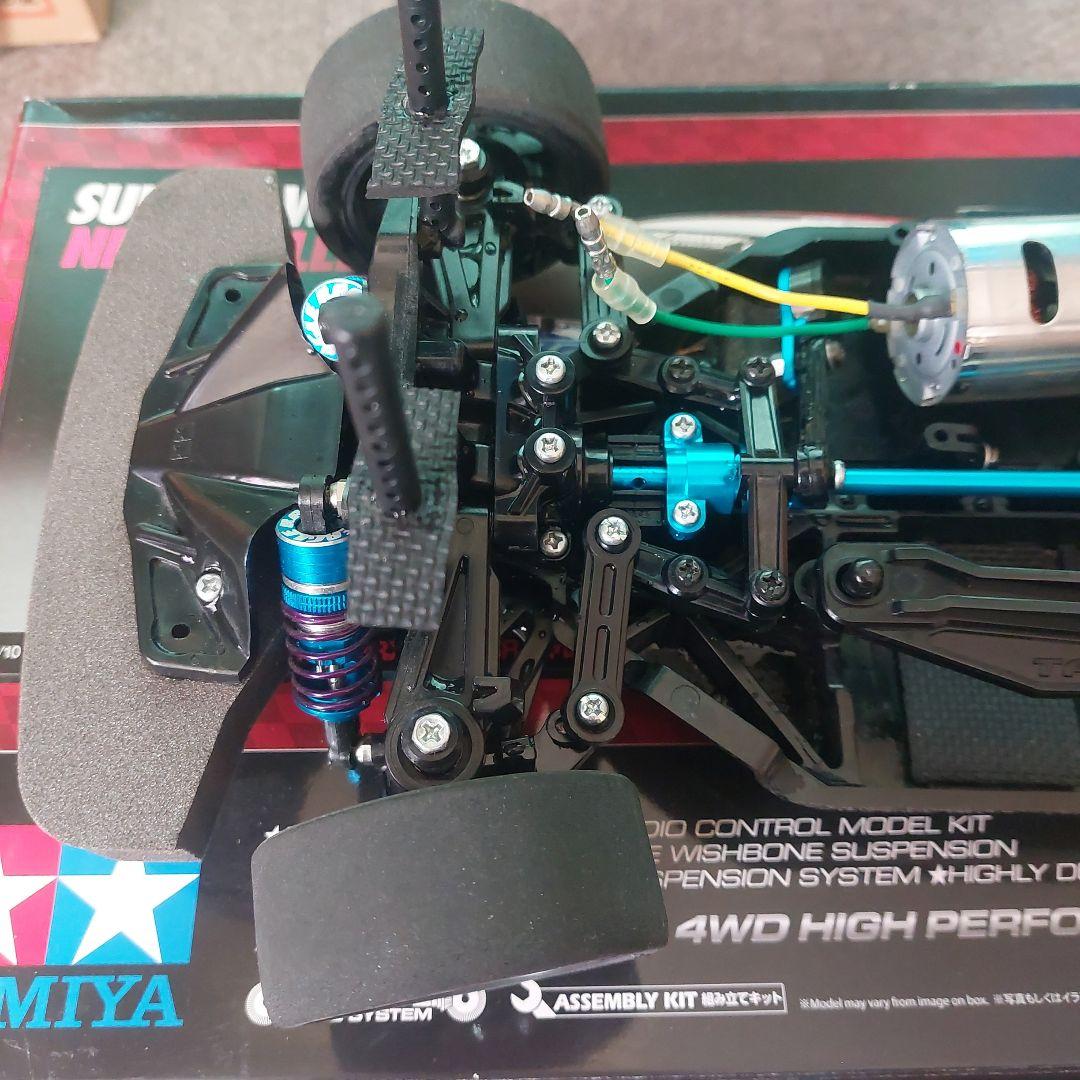 田宮 RCキット TT-02 スバルWRX STI NBRチャレンジ 説明書有り