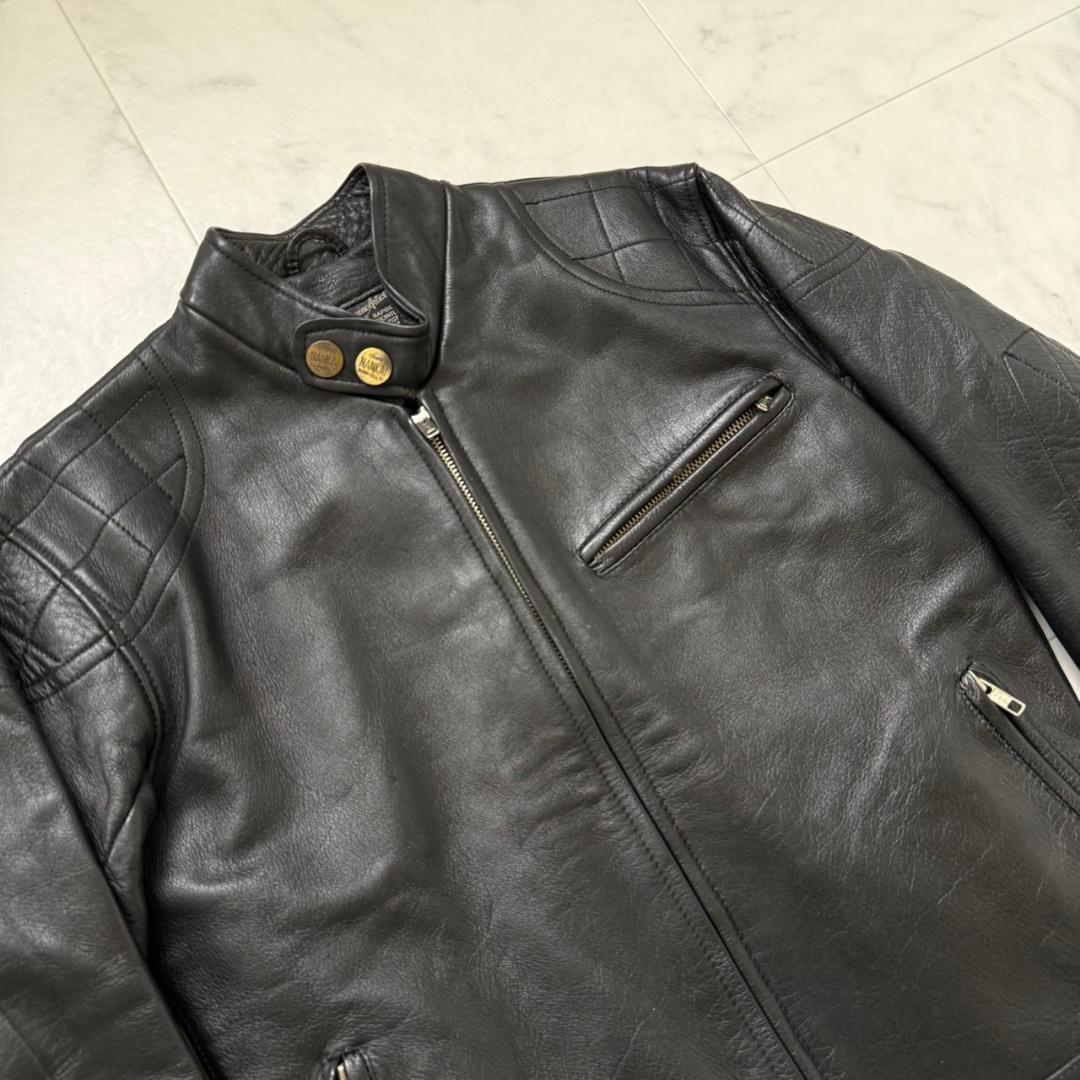 NANKAI シングルライダースジャケットブラック M - メルカリ