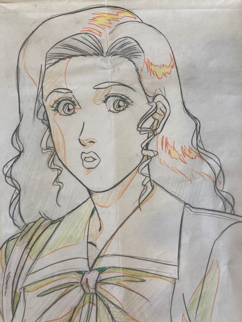 原画 SLAM DUNK 初期アニメ原画 本物 14枚 彩子