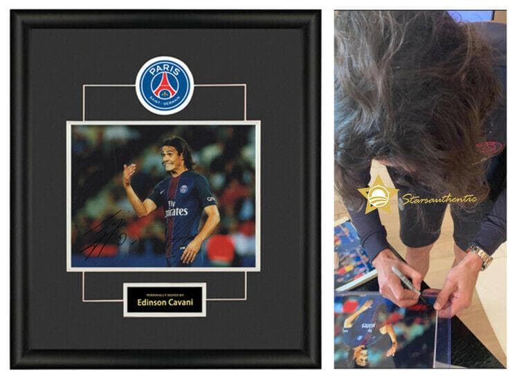 直筆サイン入り写真 エディンソン・カバーニ パリ・サンジェルマンFC SA鑑定済 直筆サイン入り写真 エディンソン・カバーニ パリ・サンジェルマンFC