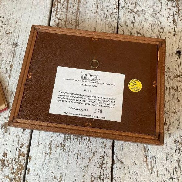 イギリス ヴィンテージTom Thumb*限定版 ハンドペイント ウォールデコ