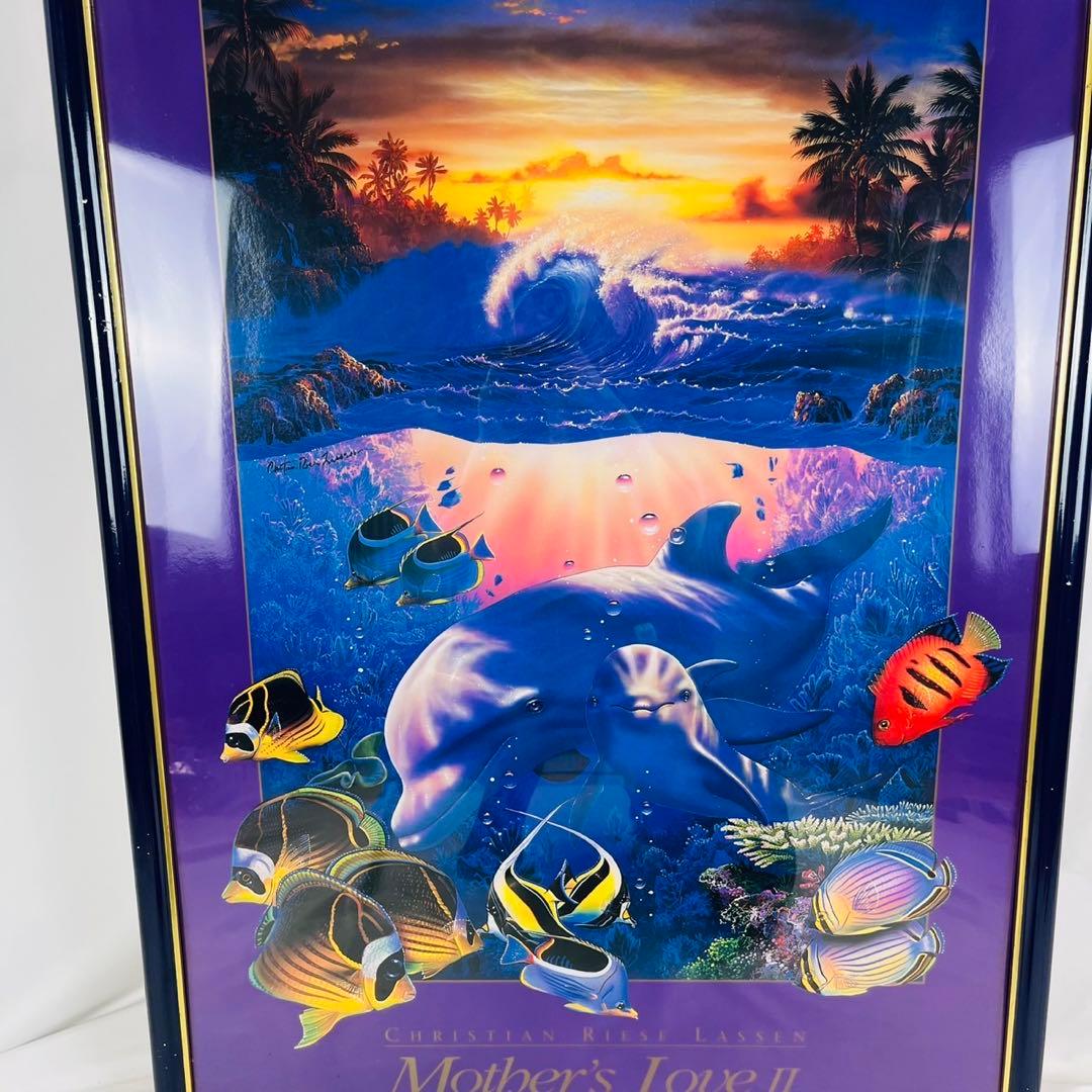 【良品】 ラッセン 特大 Mothers Lovell ポスター 額入り