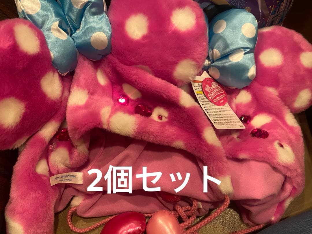 ディズニーパルパルーザ ミニーのファンダーランド ファンキャップ2個