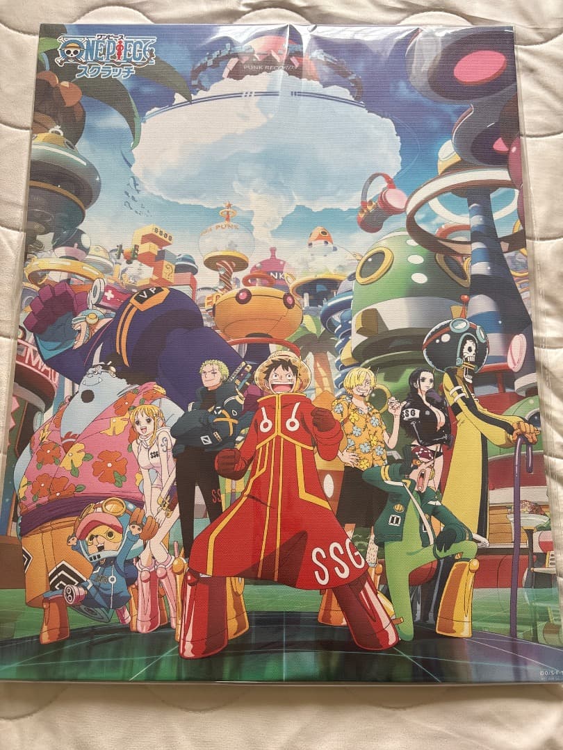 ワンピース スクラッチオリジナル キャンバスアート - メルカリ
