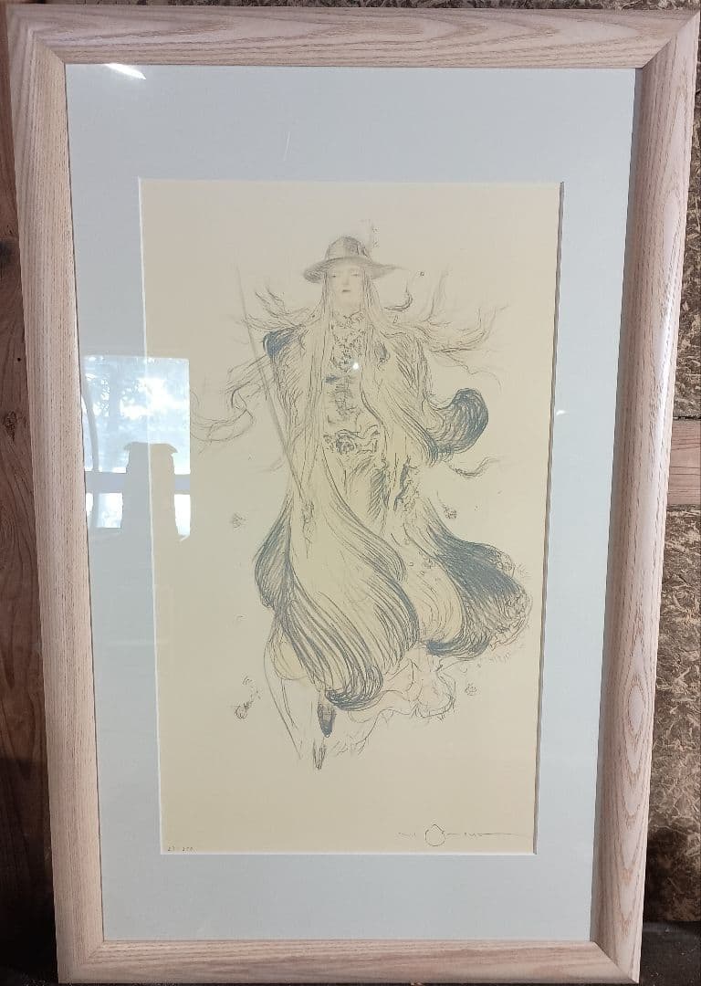 □真作□天野喜孝□陽炎□23/250□アールビーバン株式会社□ □真作□天野喜孝□陽炎□23/250□アールビーバン株式会社□ - メルカリ