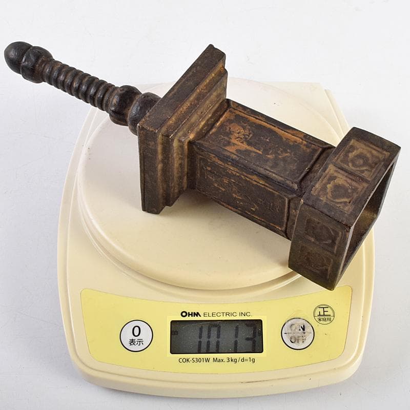 仏教美術 古銅鍍金 日光山 中善寺 御賓塔 仏塔 時代箱付 D R9487