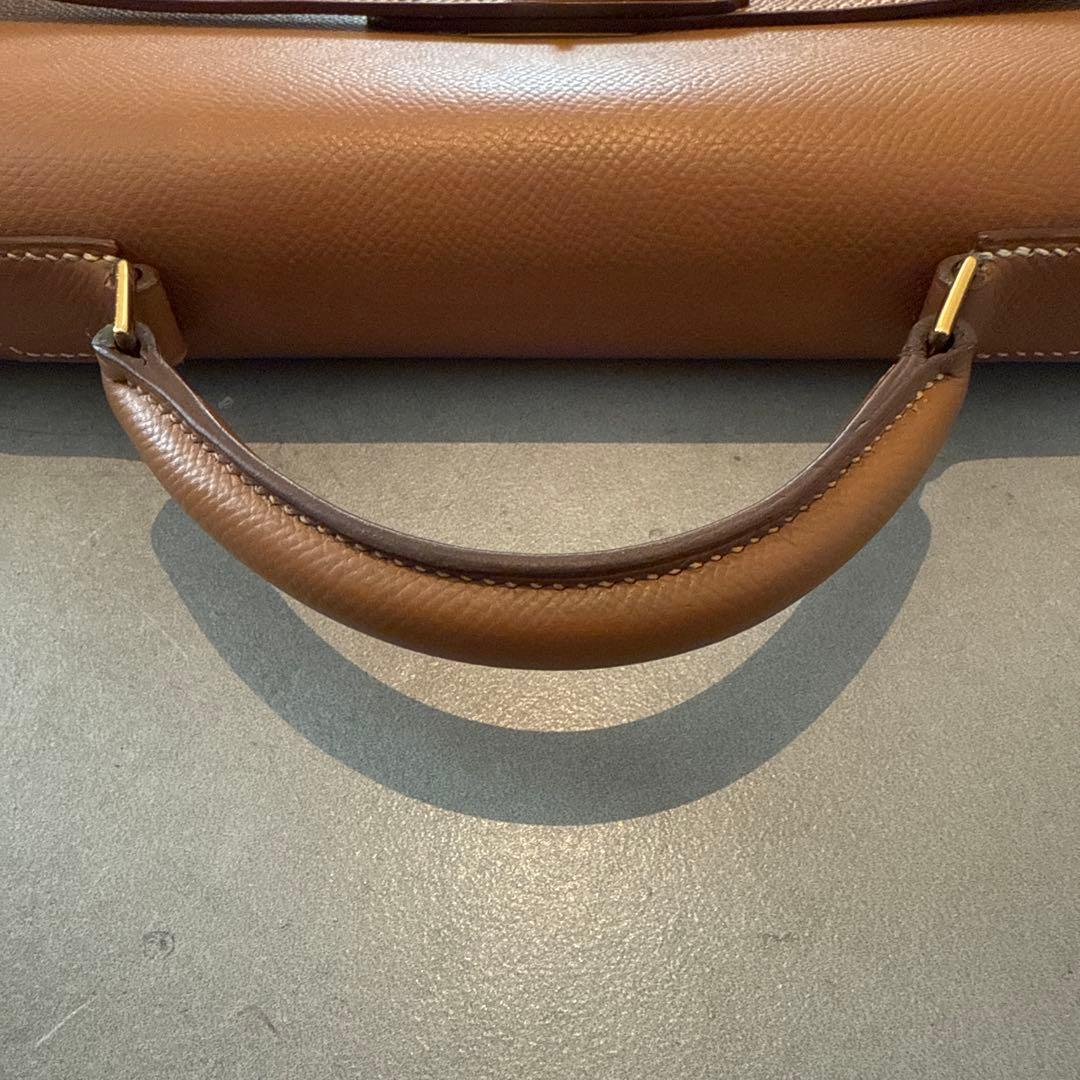 【極美品】エルメス ケリー デペッシュ38 ゴールドカラー ゴールド金具 激レア