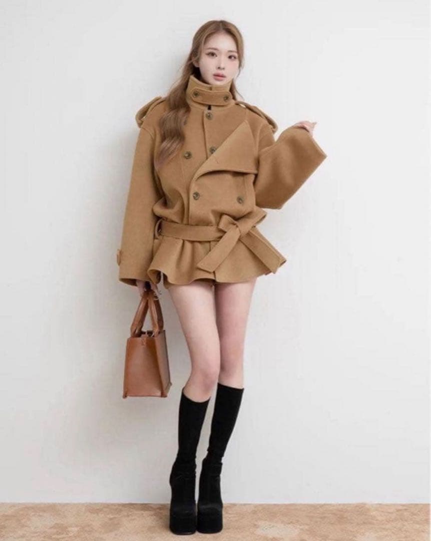 ダーリッチ ドロップショルダージャケットコート - メルカリ