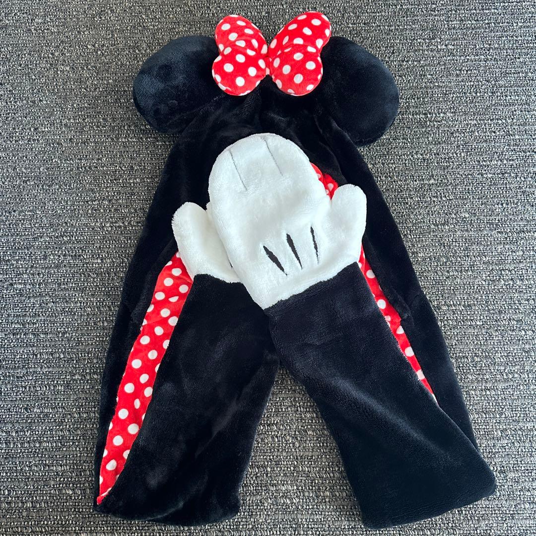 ミニーマウス マフラー　ファンキャップ 新品未使用！ディズニーリゾートミニーマウス マフラーファンキャップ
