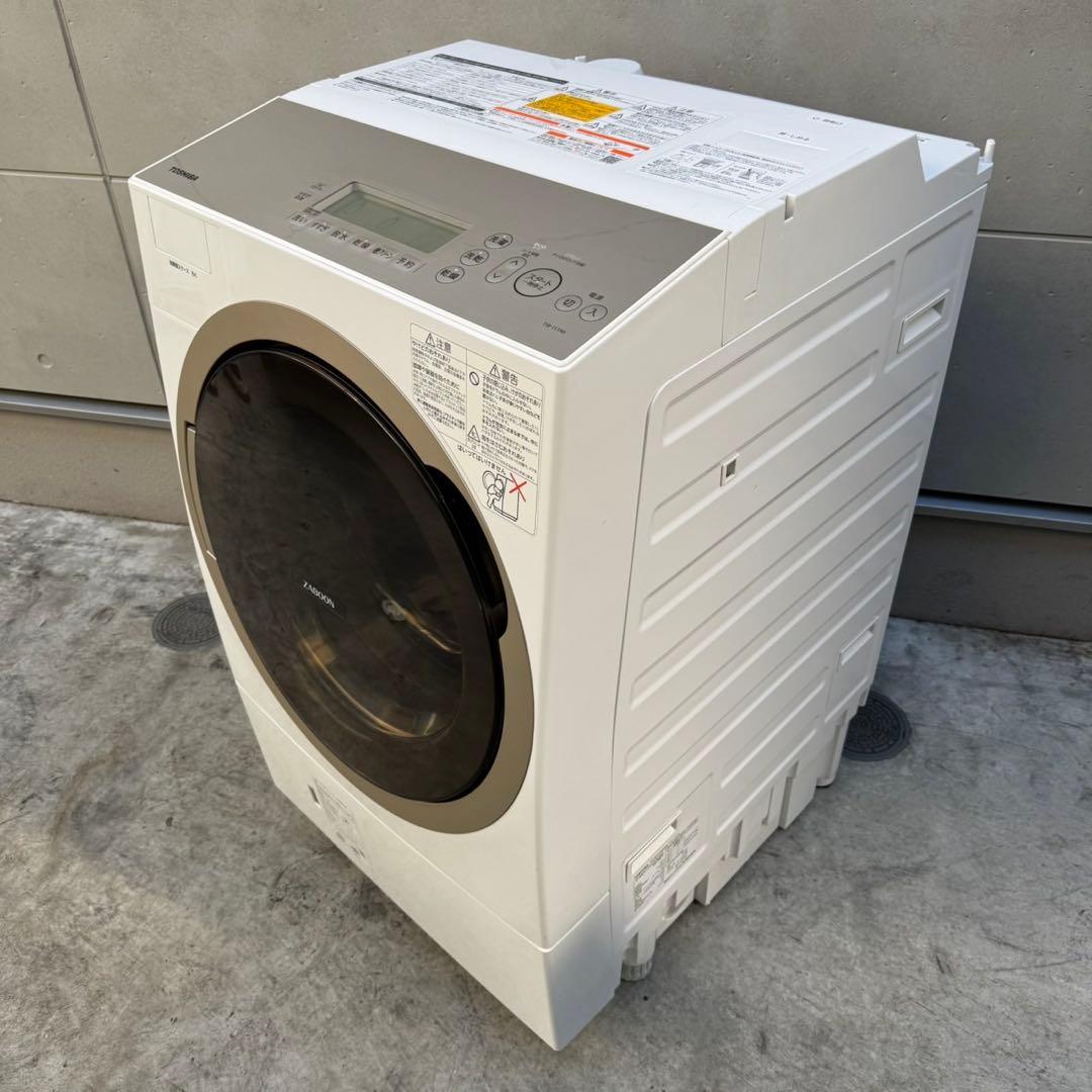 29☆2017年製☆東芝 ドラム式洗濯機 11KG 熱乾燥7KG 大型