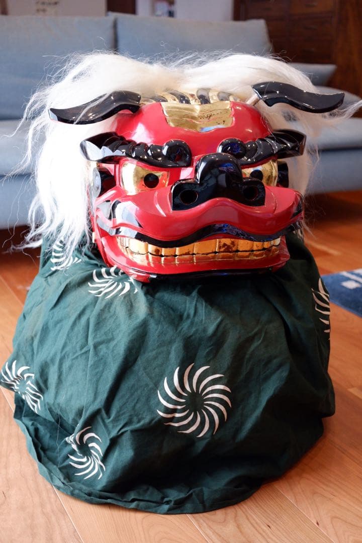 獅子舞 獅子頭・伝統芸能・お祭り・正月・神楽 北遠の獅子舞①―女獅子 l