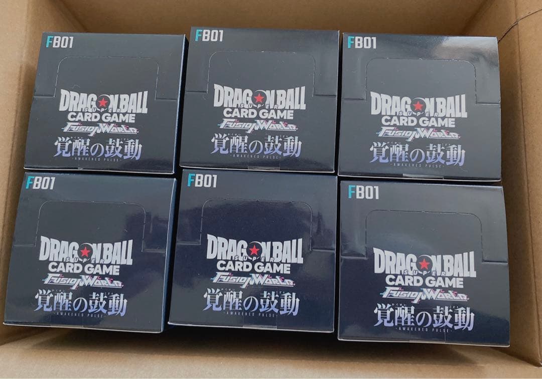 覚醒の鼓動6BOX未開封BOXテープ付きドラゴンボール