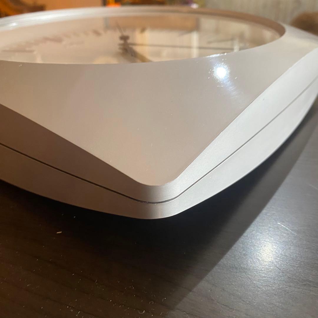 SEIKO リペイント　壁掛時計 ミッドセンチュリー　昭和レトロ　シルバー