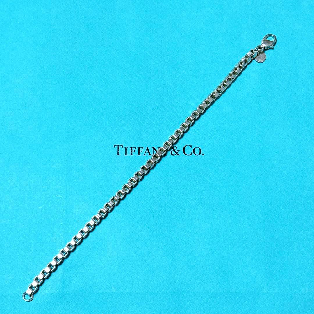 【美品】19.2cm ティファニー ベネチアン ブレスレット シルバー925