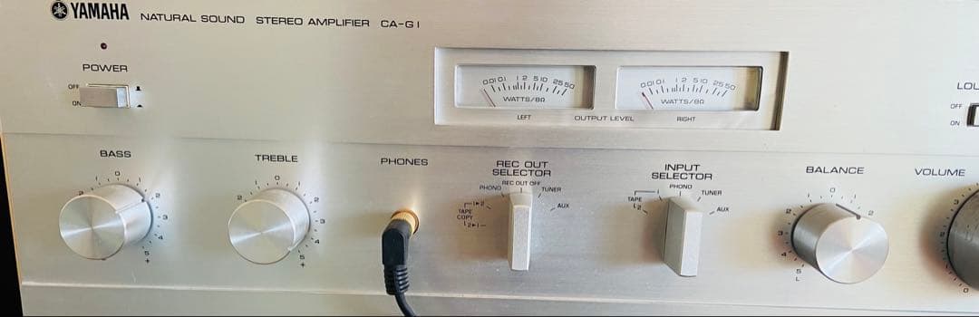 美品【動作品】YAMAHA プリメインアンプ CA-G1（リペア処理済み