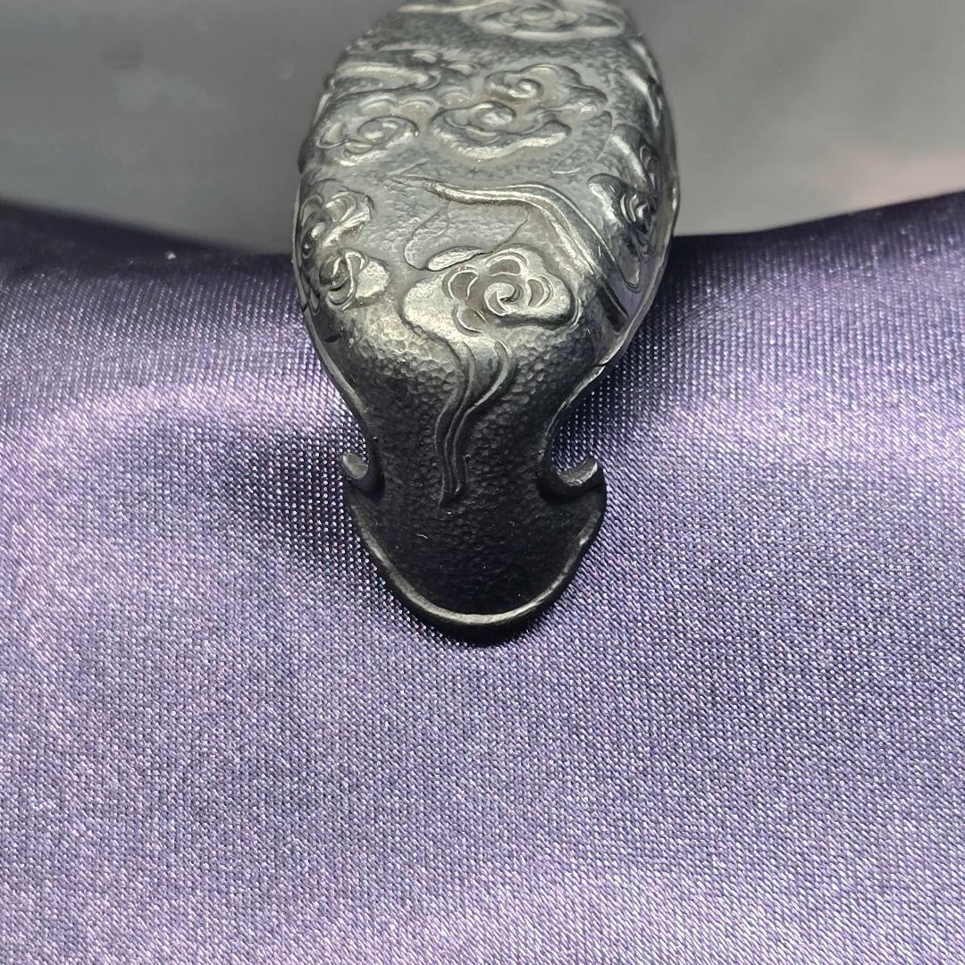 縁頭 鐺 一作金具3点 大縁41mm