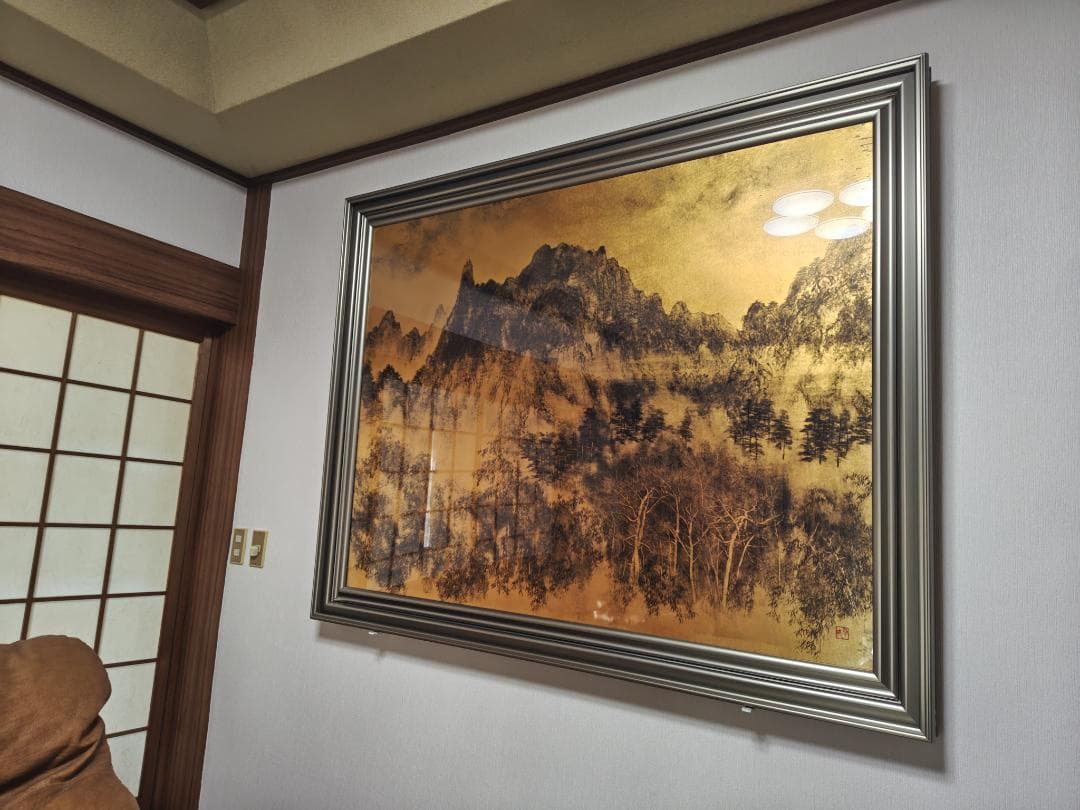 世良正氏の水墨画 山水画　応接間、会社のエントランスに気品が宿ります