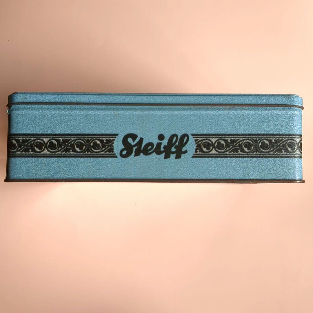 シュタイフ Steiff テディベア ウィリアム＆ヘンリー ブラザーズ　缶入り