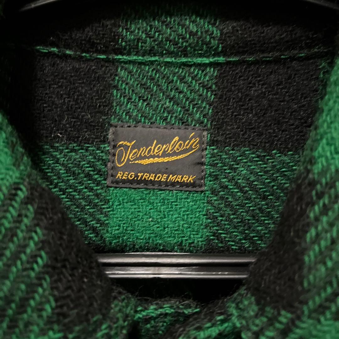 【クリスマスセール】Tenderloin グリーン・バッファローシャツ本店限定