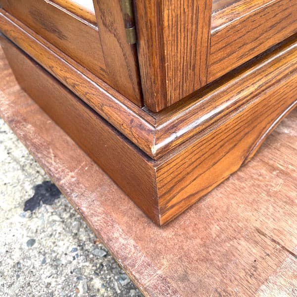 関西限定 送料別 アメリカ製 飾り棚 キュリオケース ショーケース