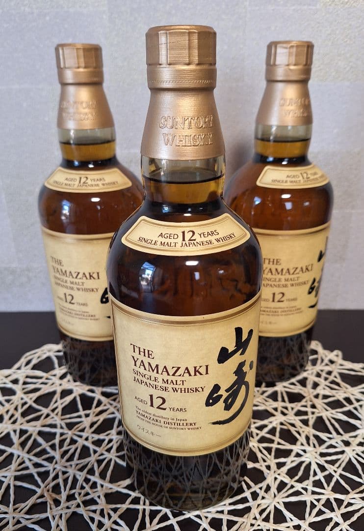 ☆【新品未開封】SUNTORY・山崎12年・4本セット・専用箱付き ☆新品・