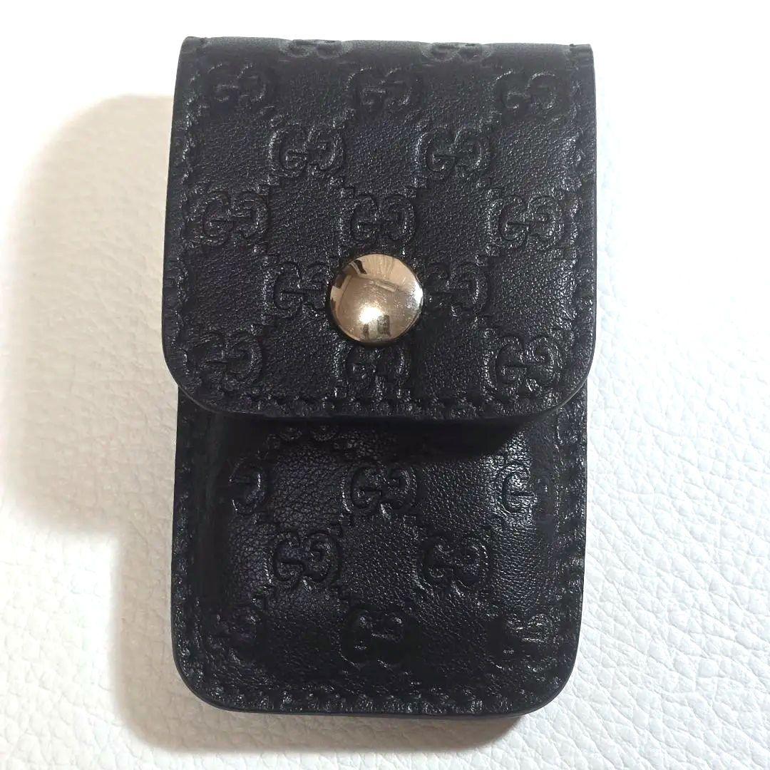 新品級】GUCCI グッチ シューホーン 靴べら 折畳み レザーケース GG柄