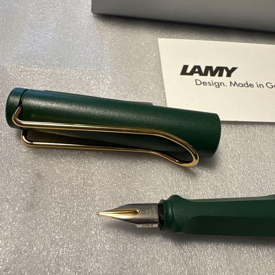 LAMY サファリ万年筆 14金ペン先 Fニブ 新品未使用