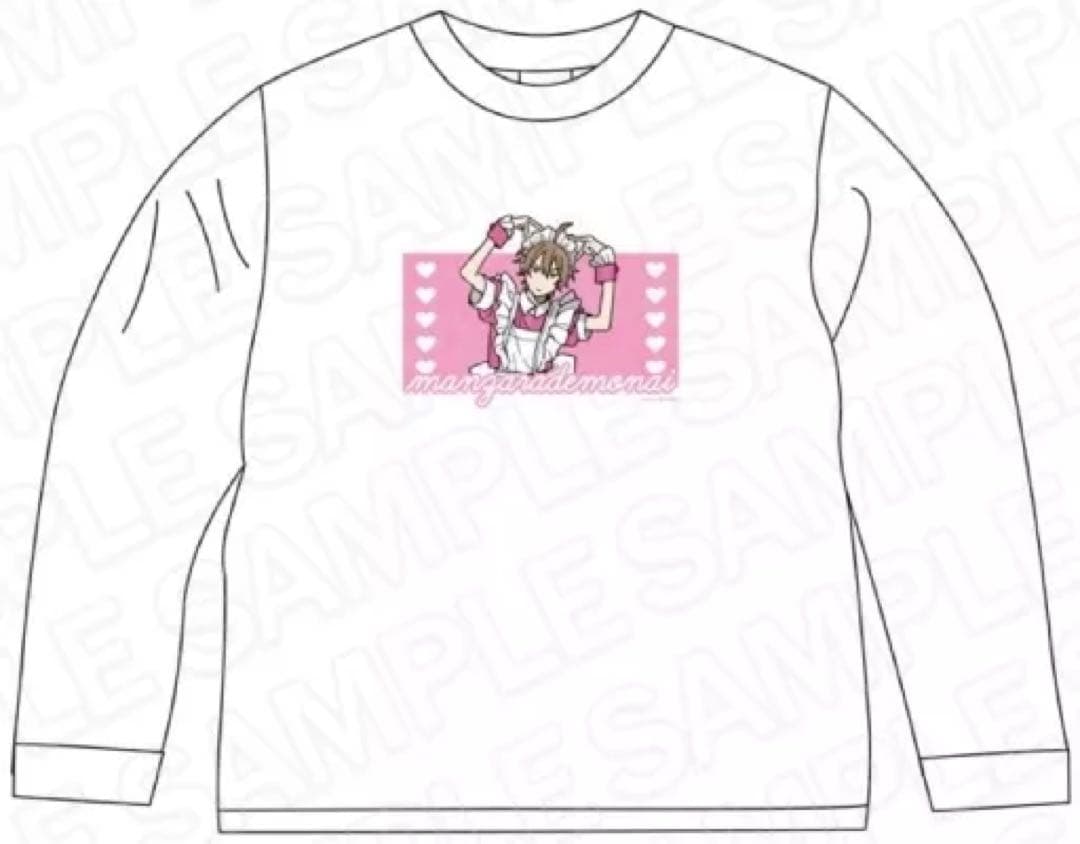 ヤマダ 鈴木さん春夏秋冬系男子 春村和也 メイド 文化祭ver. ロングTシャツ